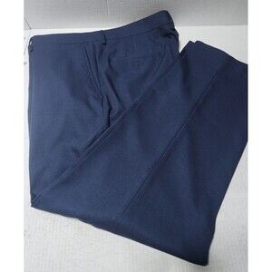 Haggar Tailored Fit Travel Performance Suit Flat-Front Men’s Pants Blue Sz 38X29